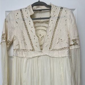 Free People White Boho Dress